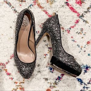 Vince Camuto Glitter Heels